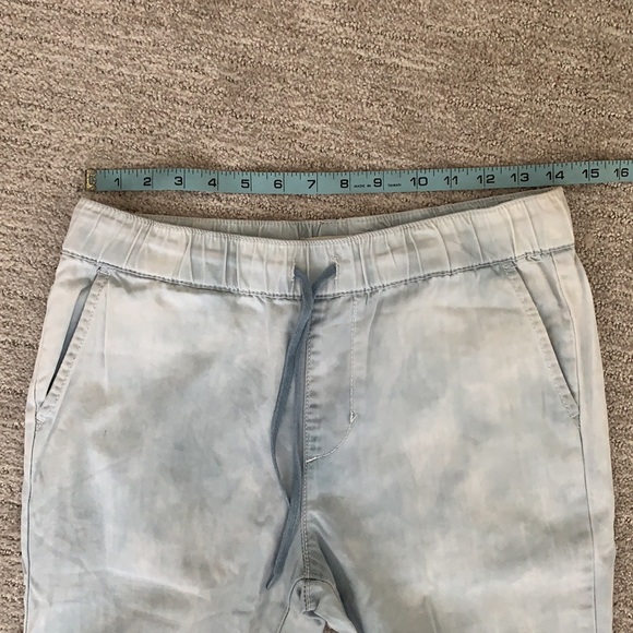 PacSun Bullhead Denim Co Light Blue Wash Joggers Pants Small - Picture 10 of 12